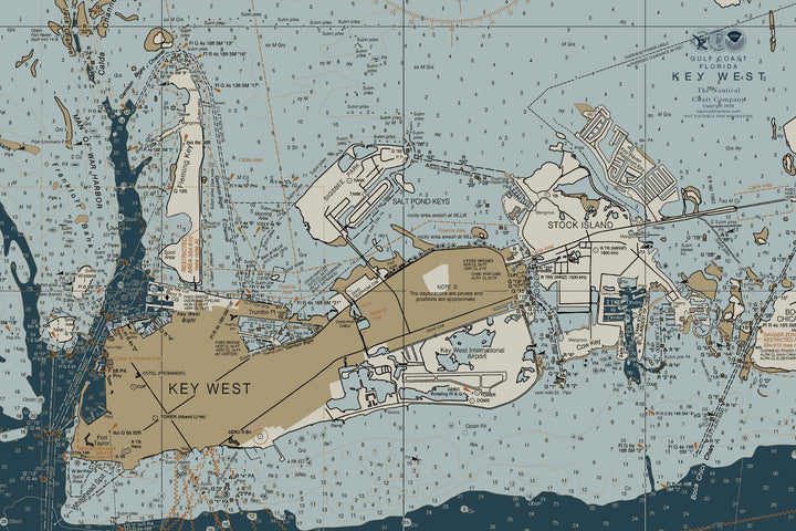 Key West Nautical Chart — Heritage Edition