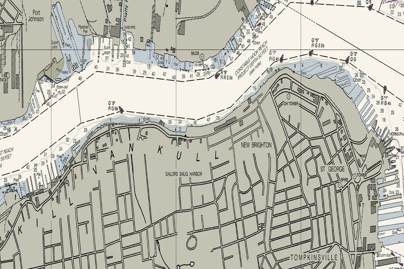 Kill Van Kull and Northern Part of Arthur Kill — print detail 1