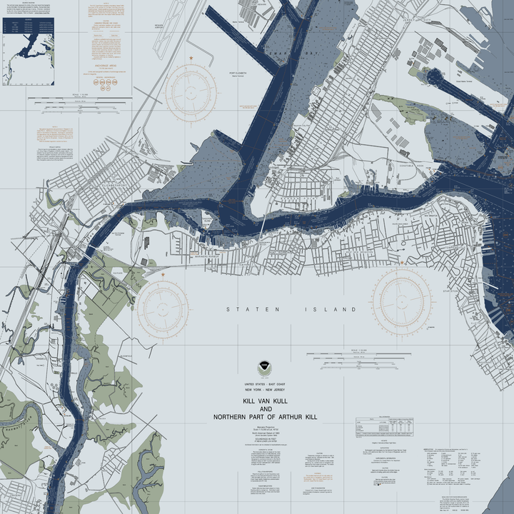 Kill Van Kull and Northern Part of Arthur Kill — Modern Edition — Modern Edition palette