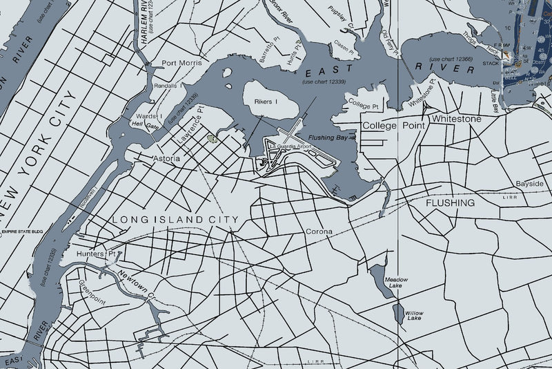 Long Island Sound - Western Part Nautical Chart — Modern Edition — print detail 2
