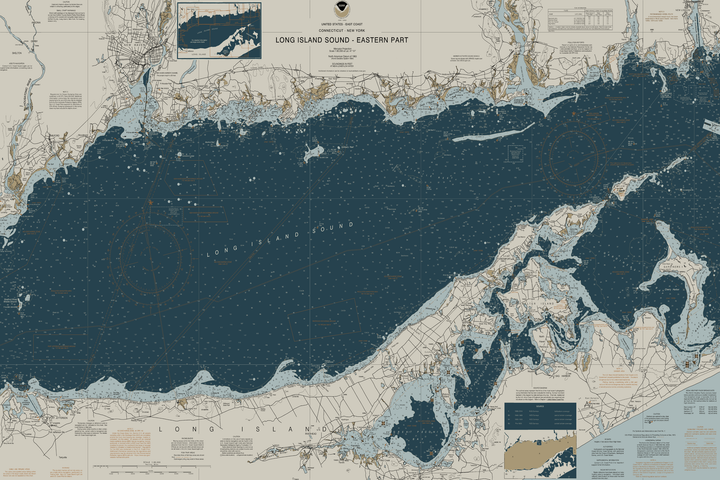 Long Island Sound - Eastern Part Nautical Chart — Heritage Edition