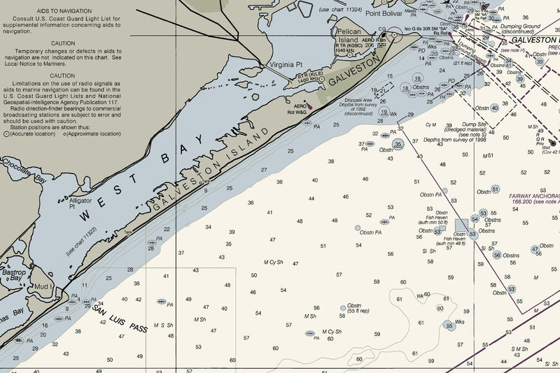 Mermentau River to Freeport — print detail 1