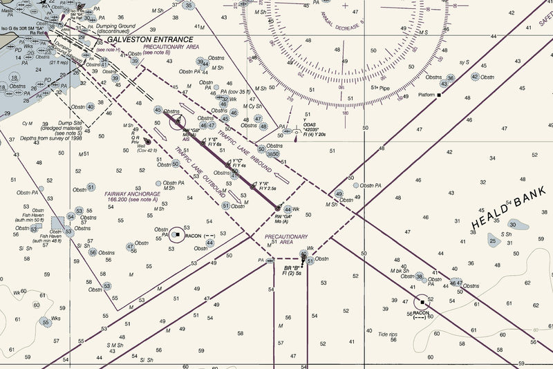 Mermentau River to Freeport — print detail 3
