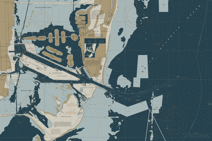 Miami Harbor and Approaches Nautical Chart — Heritage Edition