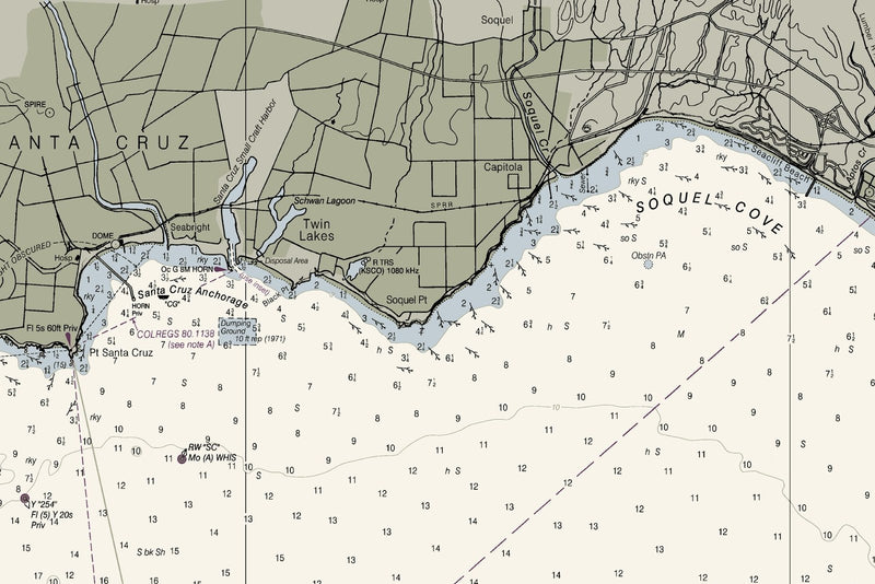 Monterey Bay — print detail 1