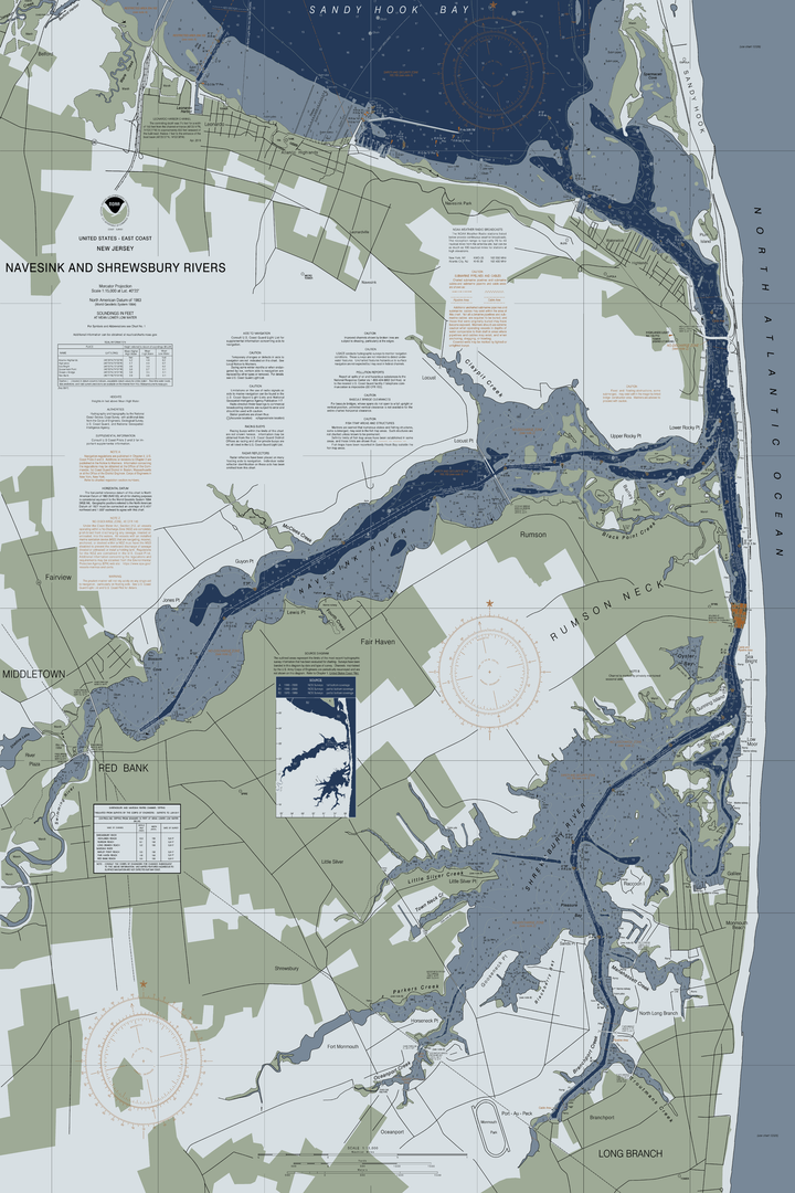 Navesink and Shrewsbury Rivers — Modern Edition — Modern Edition palette
