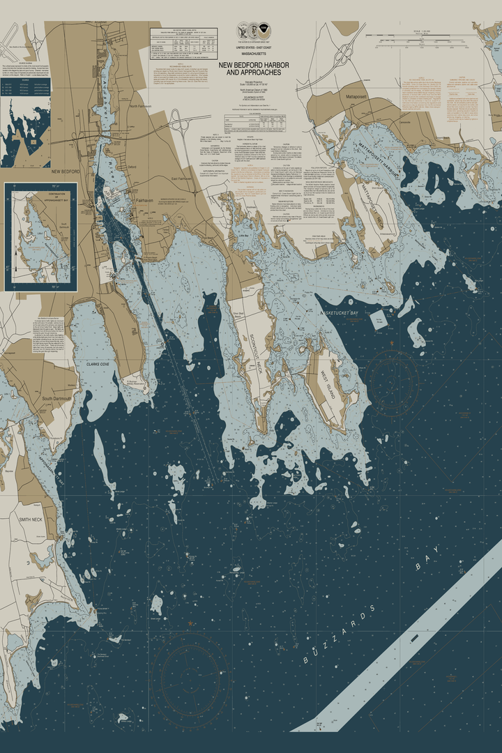 New Bedford Harbor and Approaches — Heritage Edition — Heritage Edition palette