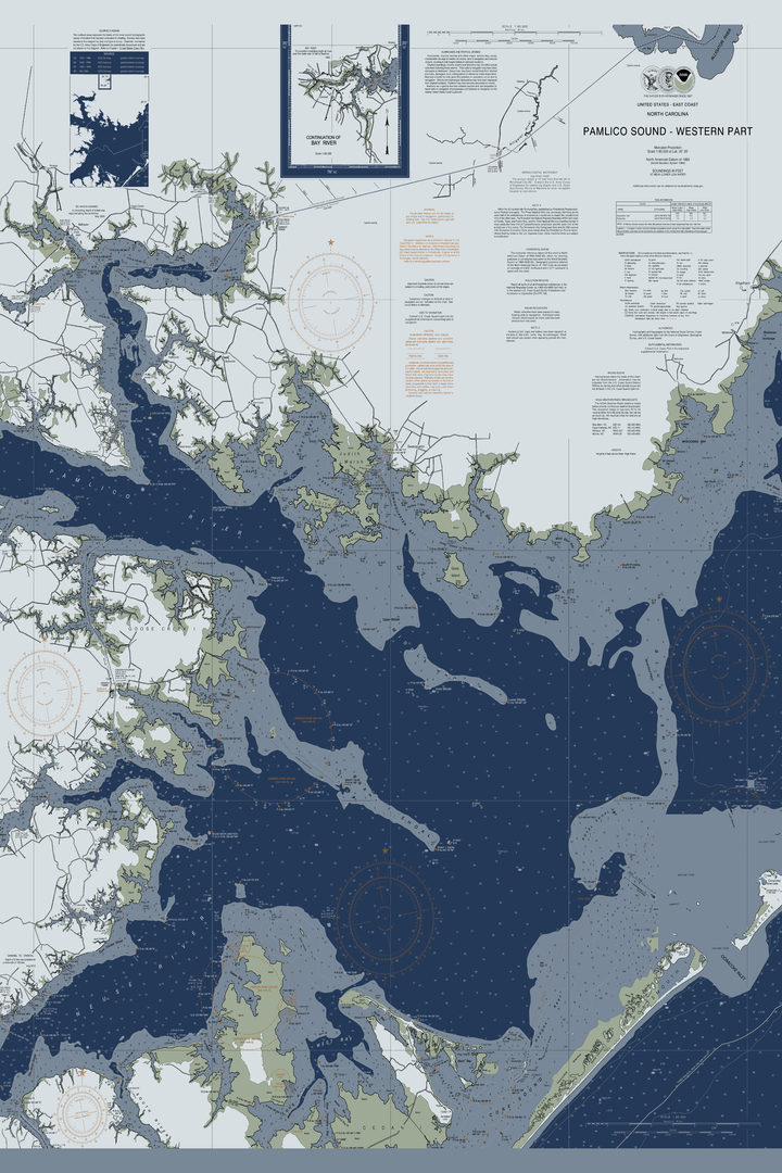 Pamlico Sound Western Part — Modern Edition — Modern Edition palette