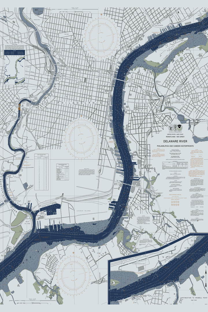 Philadelphia and Camden Waterfronts — Modern Edition — Modern Edition palette