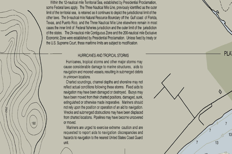 Punta Lima to Cayo Batata — print detail 2