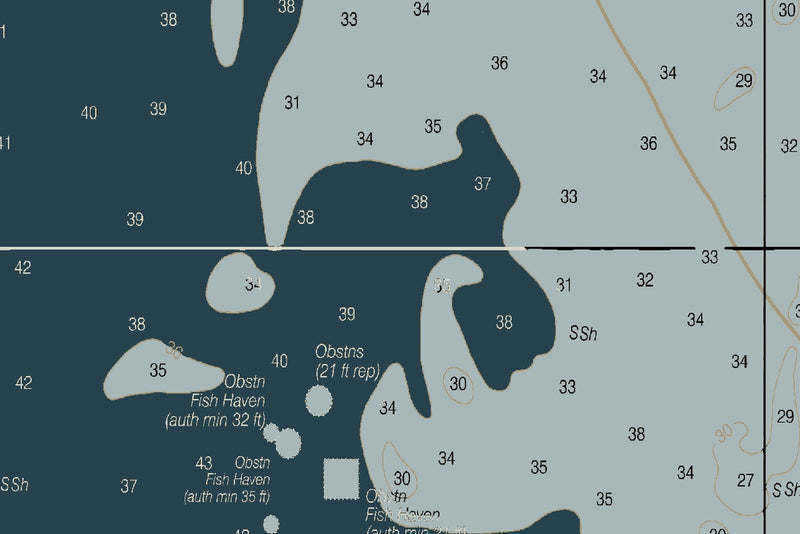 Sarasota Bay - Siesta Key to Anna Maria Nautical Chart — Heritage Edition — print detail 1