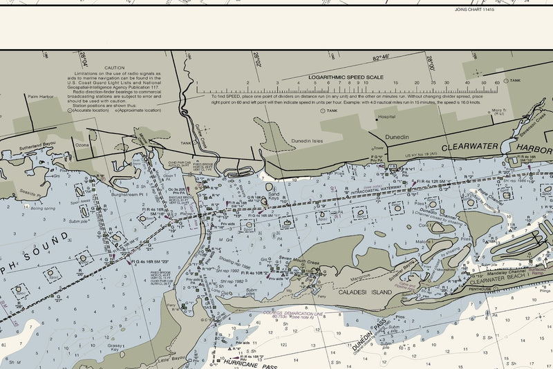 Tampa Bay to Port Richey — print detail 2