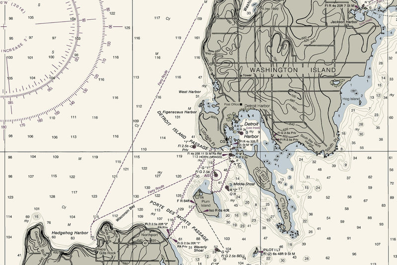 Upper Green Bay — print detail 3