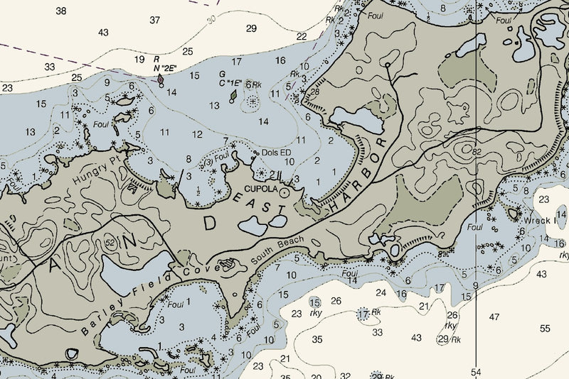 Watch Hill - Little Narragansett - Fishers Island Sound Nautical Chart — print detail 3