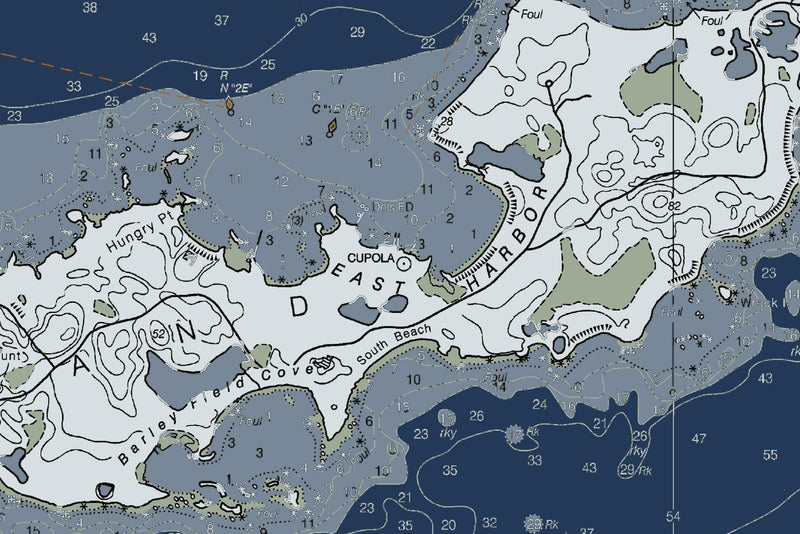 Watch Hill - Little Narragansett - Fishers Island Sound Nautical Chart — Modern Edition — print detail 3