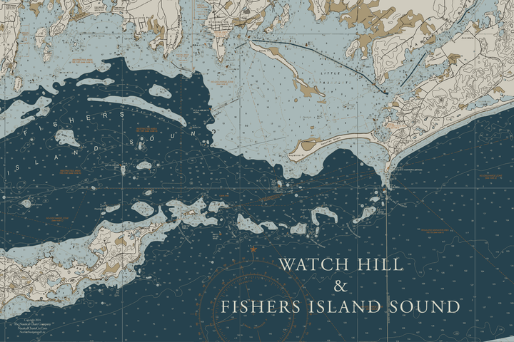 Watch Hill - Little Narragansett - Fishers Island Sound Nautical Chart — Heritage Edition