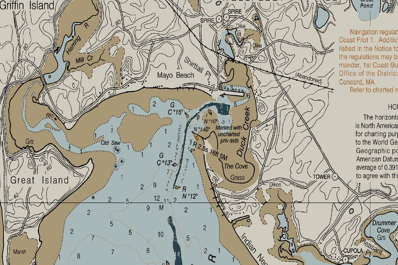 Wellfleet Harbor — Heritage Edition — print detail 2