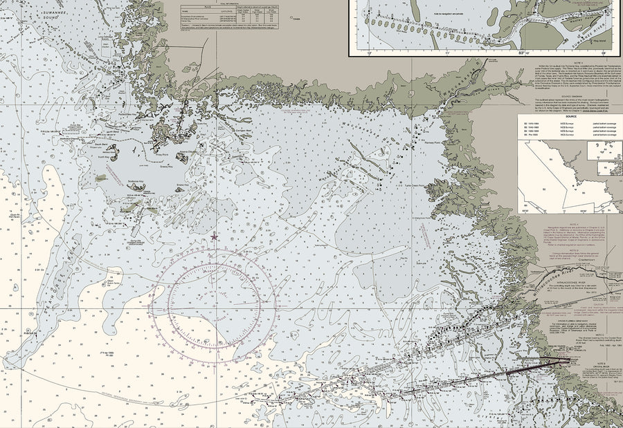 Crystal River To Horseshoe Pt Nautical Chart