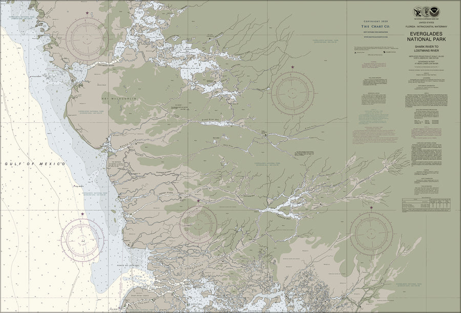 Florida Everglades Nautical Chart