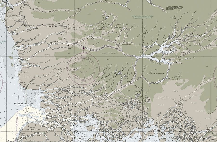 Florida Everglades Nautical Chart