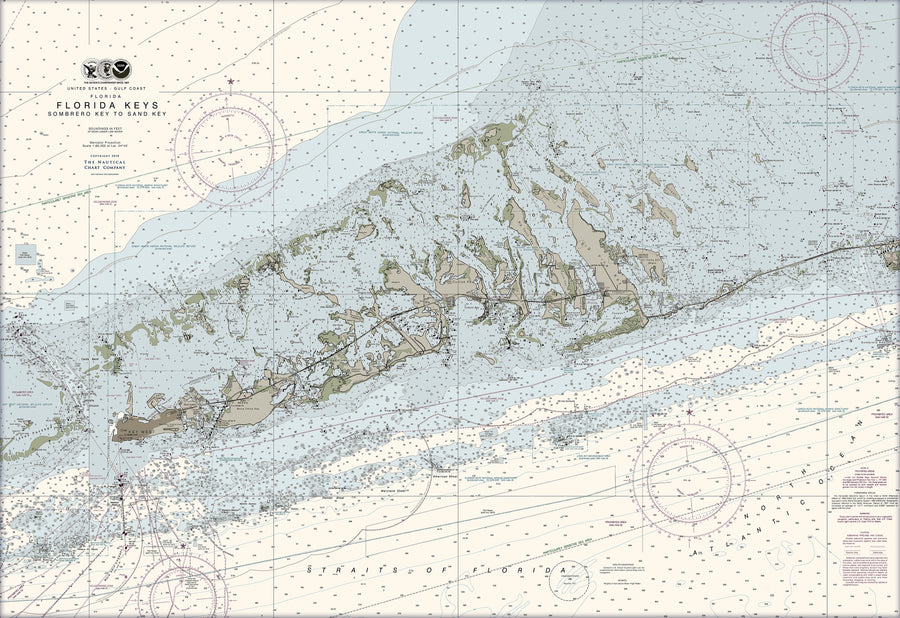 Sombrero Key To Sand Key Nautical Chart