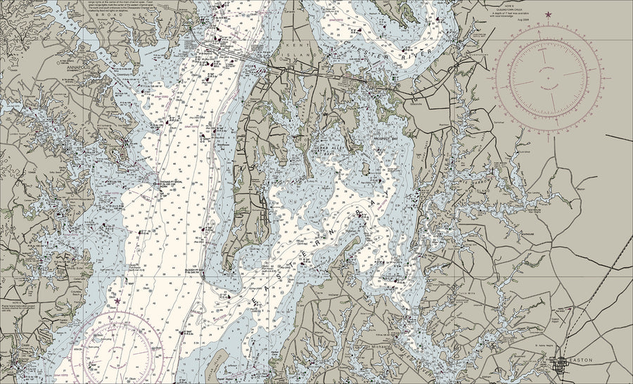 Chesapeake - Cove Point To Sandy Point Nautical Chart