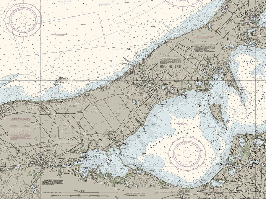 Shelter Island Sound And Peconic Bays Nautical Chart