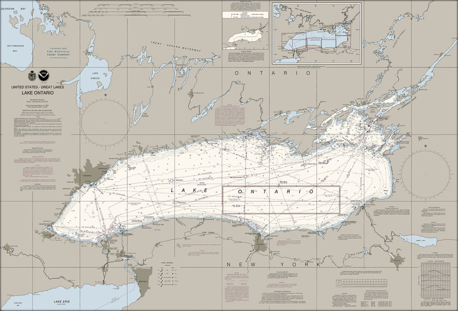 Lake Ontario Nautical Chart