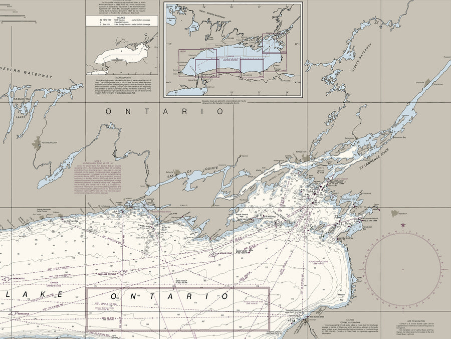 Lake Ontario Nautical Chart