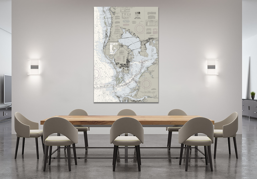 Tampa Bay & Vicinity Nautical Chart