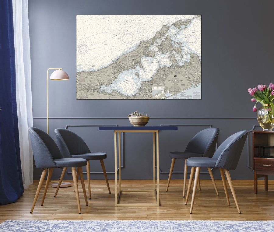 Shelter Island Sound And Peconic Bays Nautical Chart