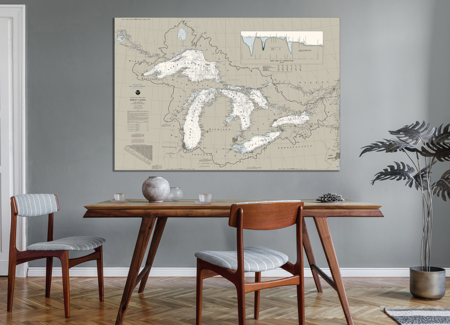 Great Lakes Nautical Chart