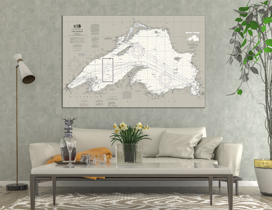 Lake Superior Nautical Chart