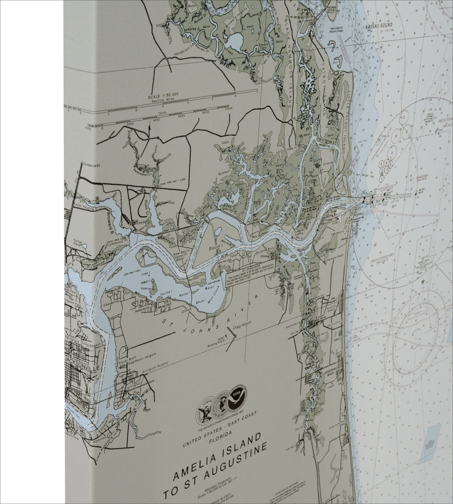 Amelia Island To St Augustine Nautical Chart