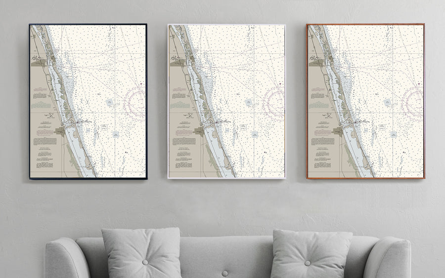 Bethel Shoal To Jupiter Inlet Nautical Chart