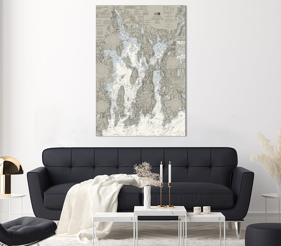 Narragansett Bay Nautical Chart The Nautical Chart Company