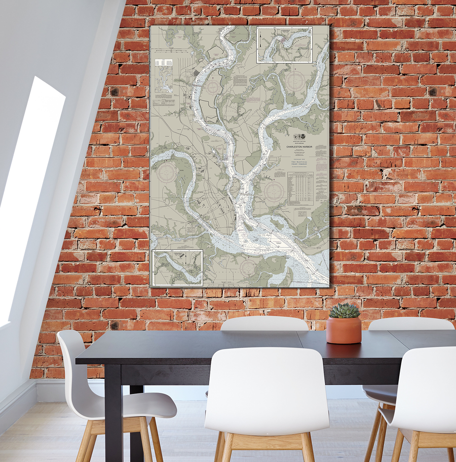 Charleston Harbor Nautical Chart