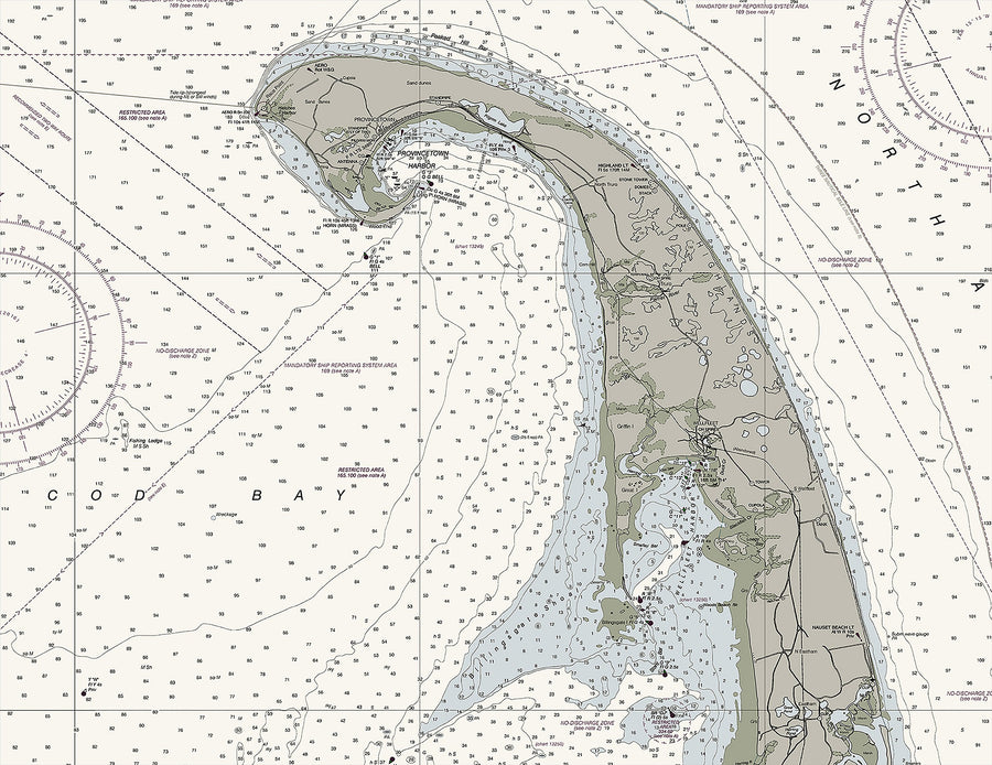 Cape Cod Bay Nautical Chart – The Nautical Chart Company