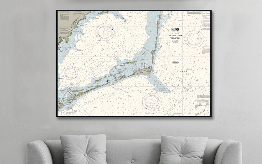 Outer Banks South - Cape Hatteras - Wimble Shoals To Ocracoke Inlet Nautical Chart