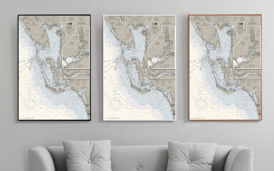 Estero Bay to Lemon Bay Nautical Chart - Ft Myers, Sanibel & Punta Gorda