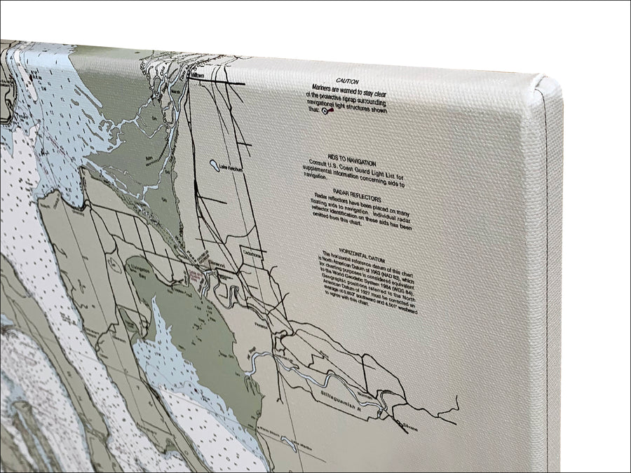 Chesapeake - Rappahannock River Entrance Nautical Chart
