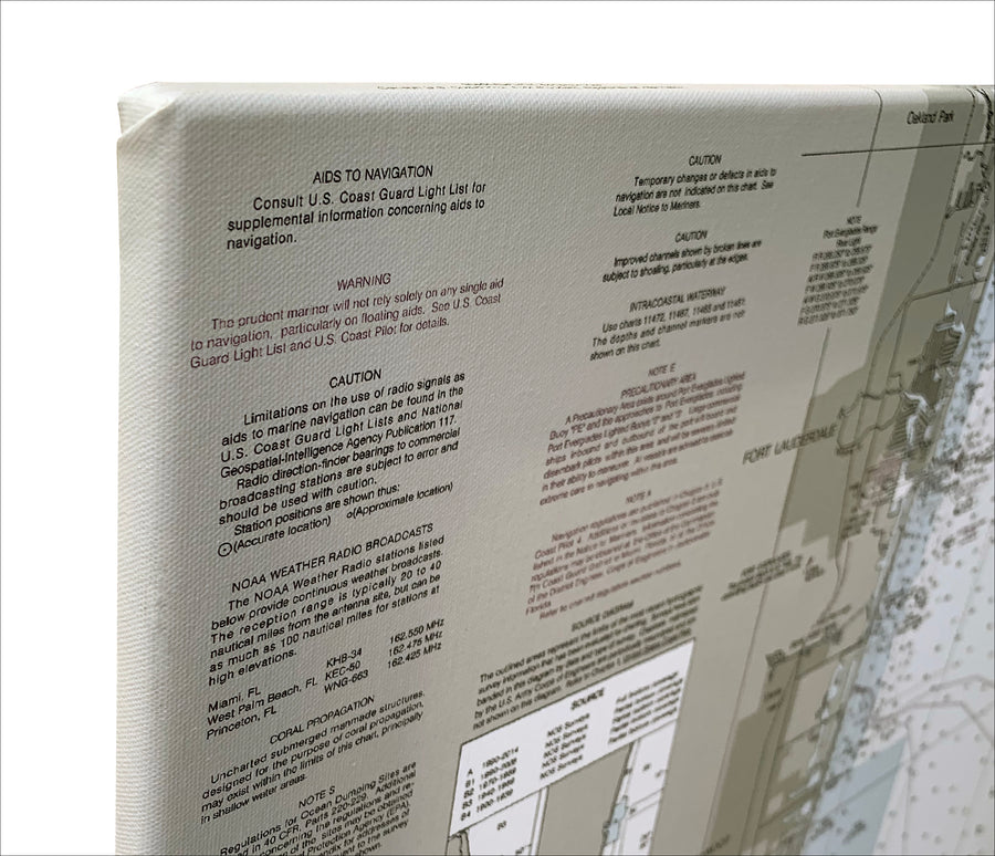 Ft Lauderdale To Miami Nautical Chart