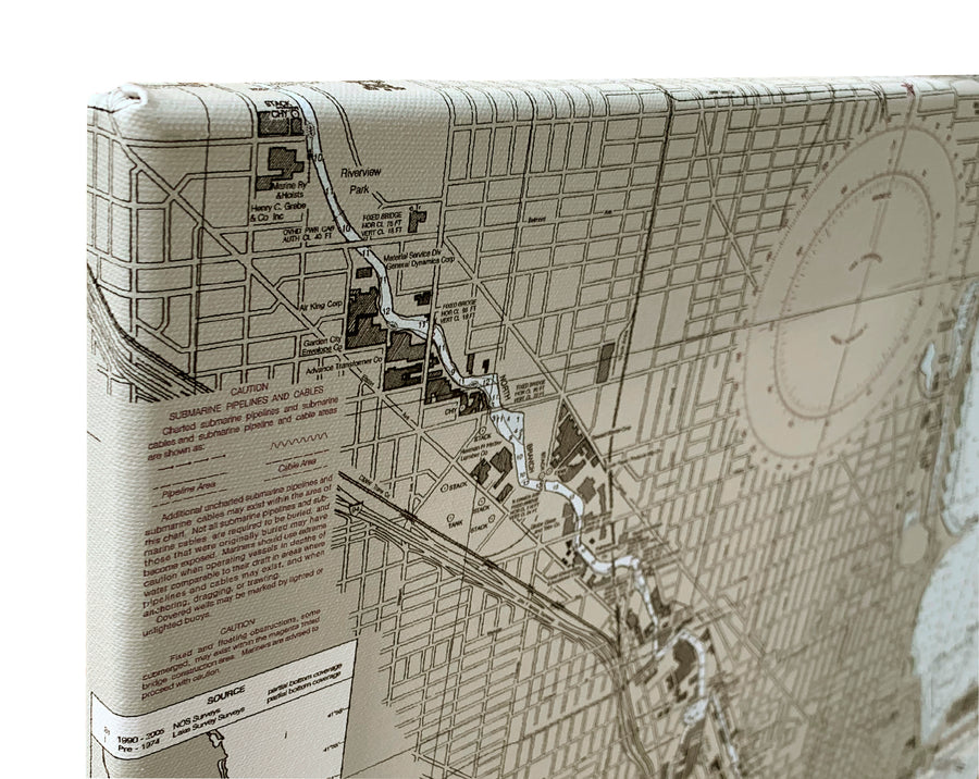 Chicago Harbor Nautical Chart