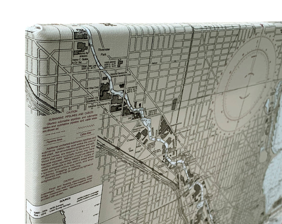 New York - Hudson And East Rivers Nautical Chart