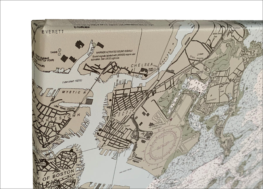 Boston Harbor Nautical Chart