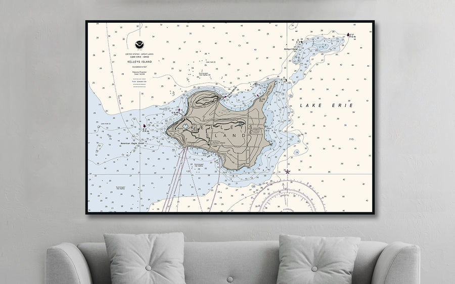 Kelleys Island, OH Nautical Chart