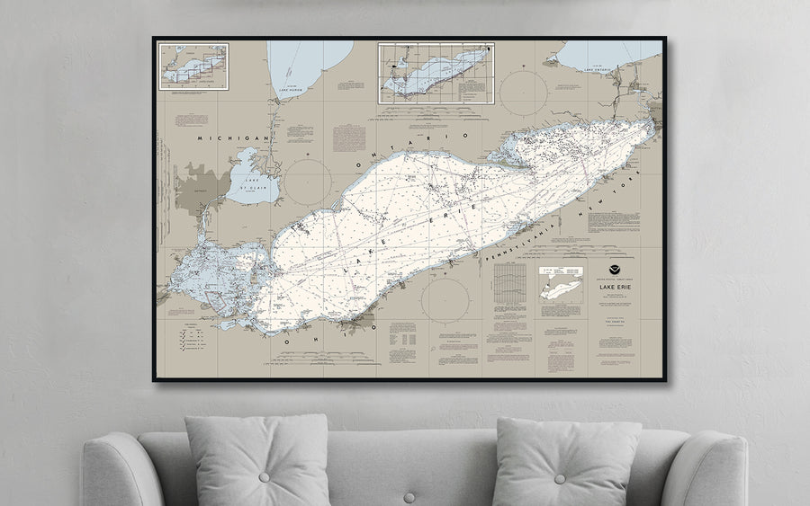 Lake Erie Nautical Chart