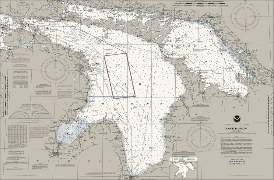 Lake Huron Nautical Chart