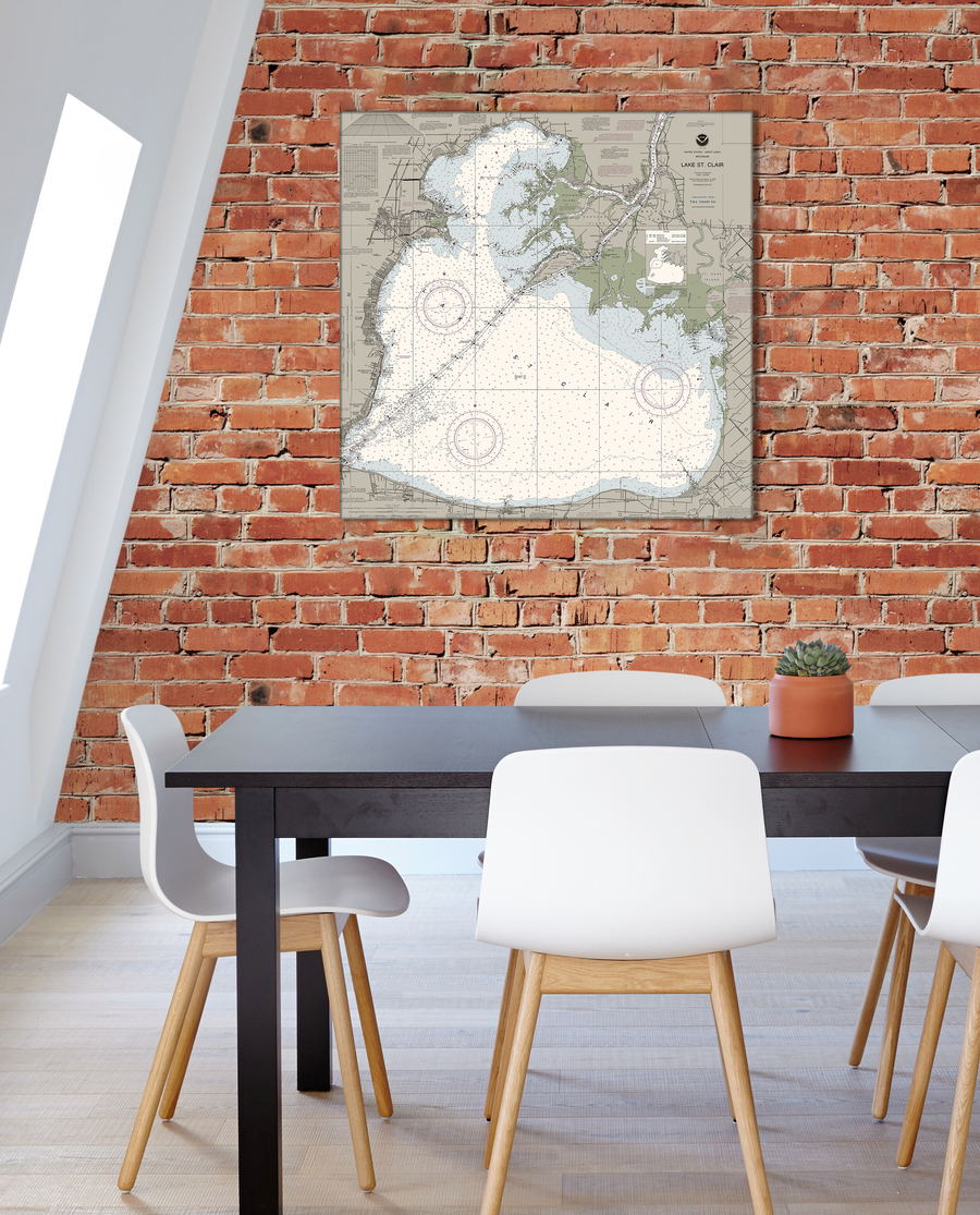Lake St Clair Nautical Chart The Nautical Chart Company