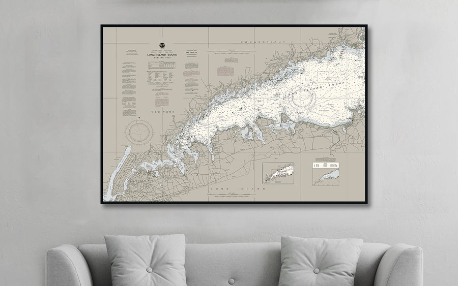 Long Island Sound - Western Part Nautical Chart